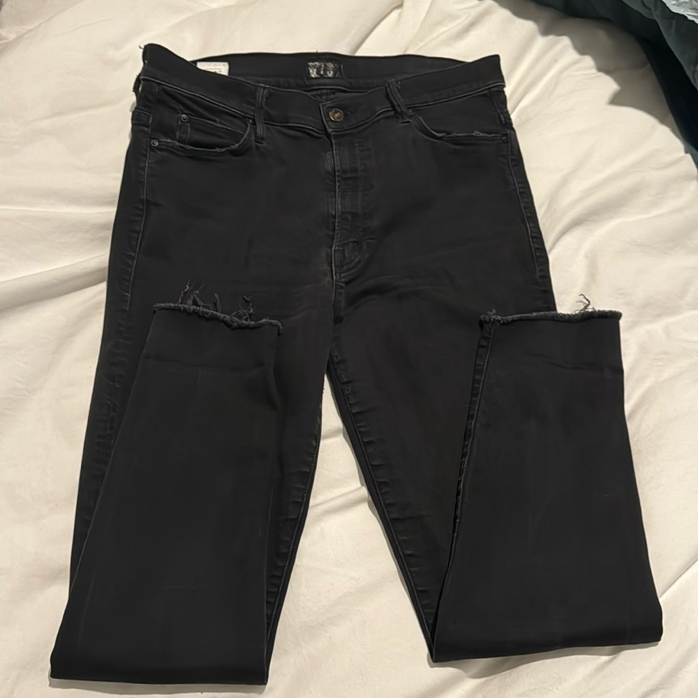 MOTHER Stunner Zip Ankle jeans